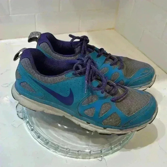 Women’s Nike Flex Trail turquoise & purple size: 7.5 Pre-Owned - Picture 5 of 10